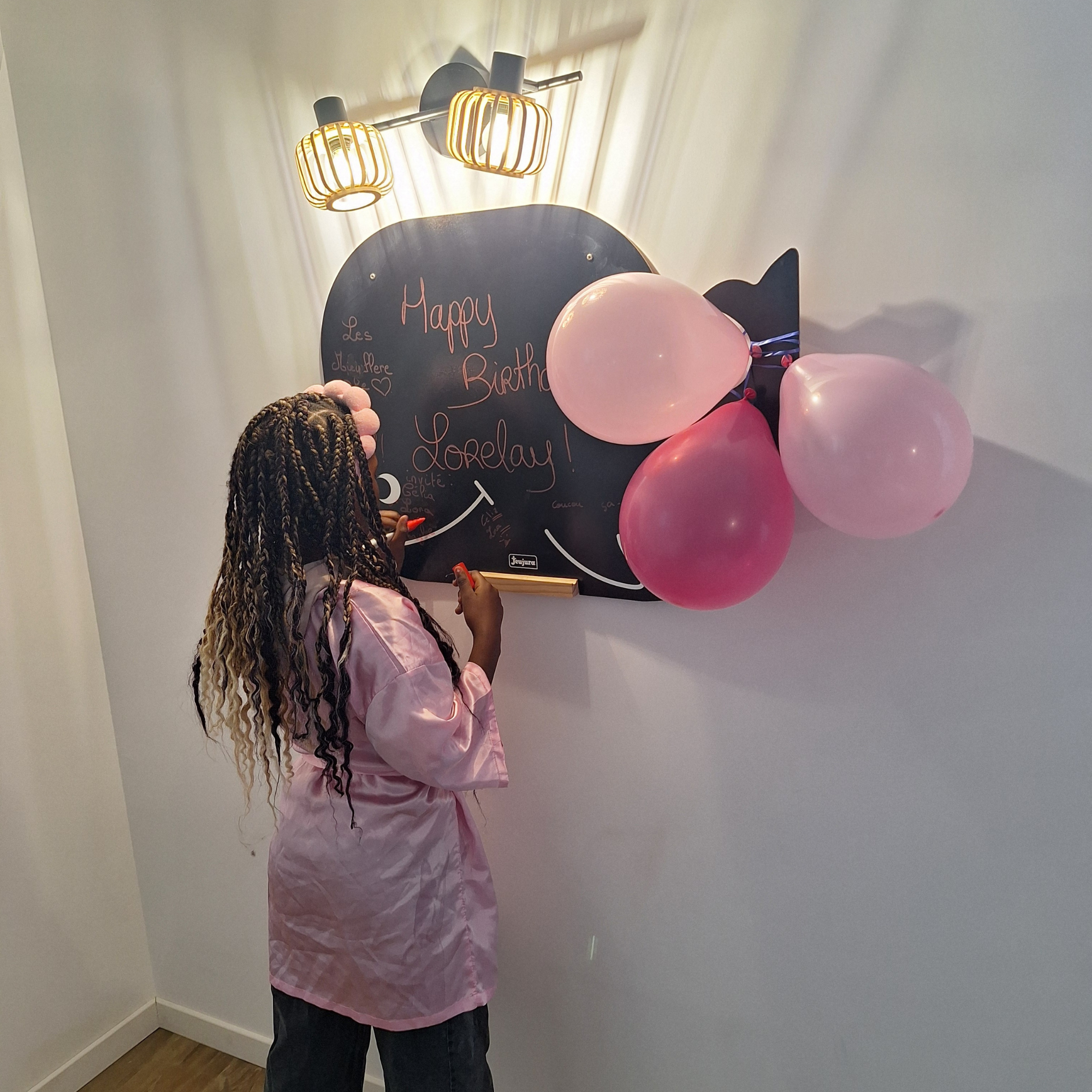 Décoration et ambiance festive d'un anniversaire Kids Spa Party